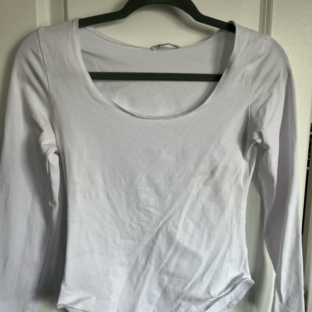 Mangopop white bodysuit